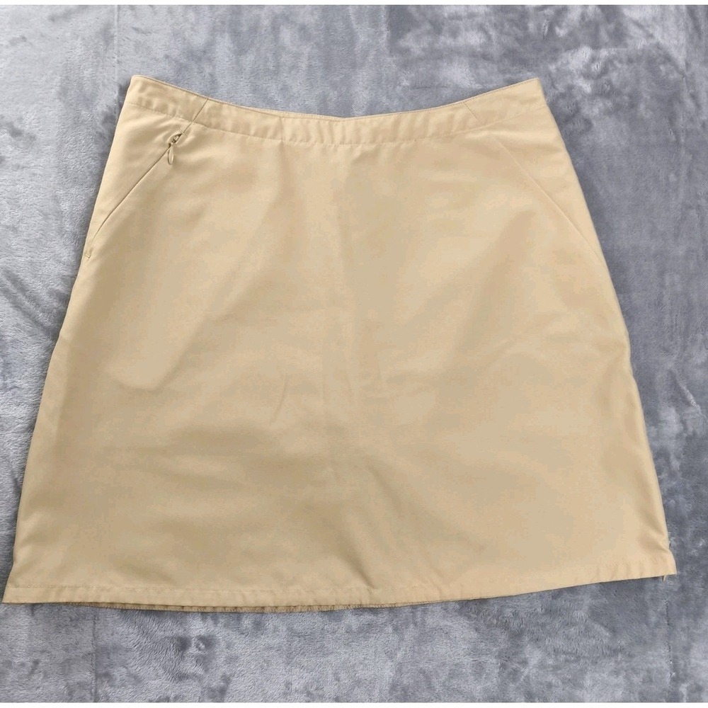 Patagonia Beige‎ Hiking Skort Womens Size 2 Athletic Outdoor Trail Skirt Shorts